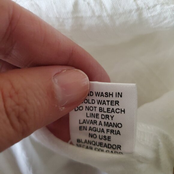 Entro Anthropologie White Medium Colorful Crochet Flowers Floral Cardigan XL - Picture 15 of 15